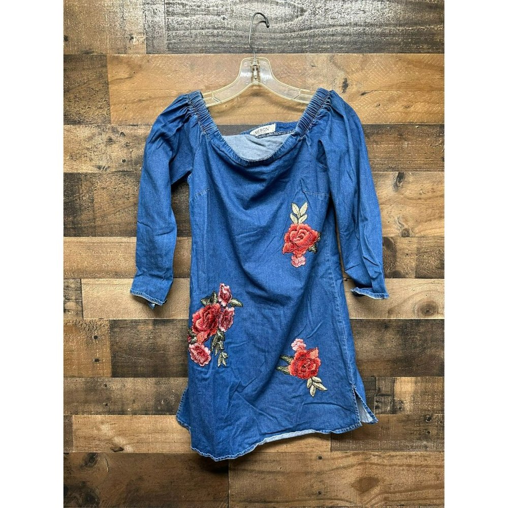 Mebon Women's Off the‎ Shoulder Blouse Size Small